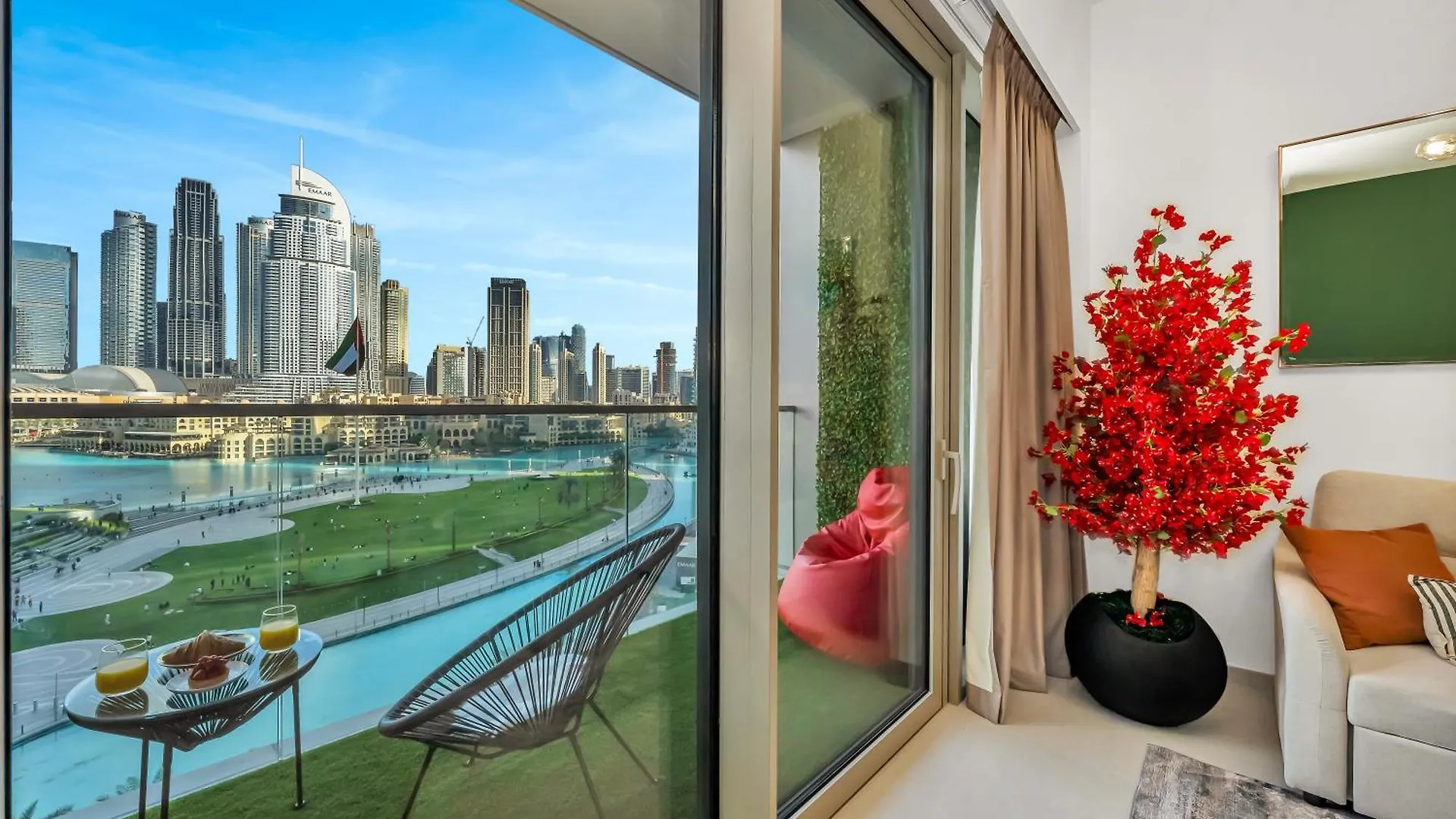 Direct Burj Khalifa & Fountain Views Lux 2Br Apartment Dubai